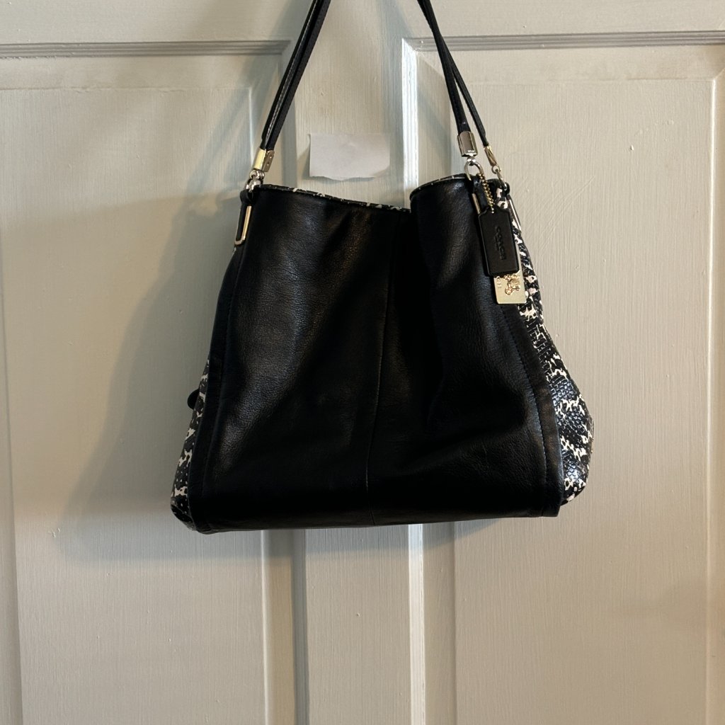 Coach Phoebe With Python Print